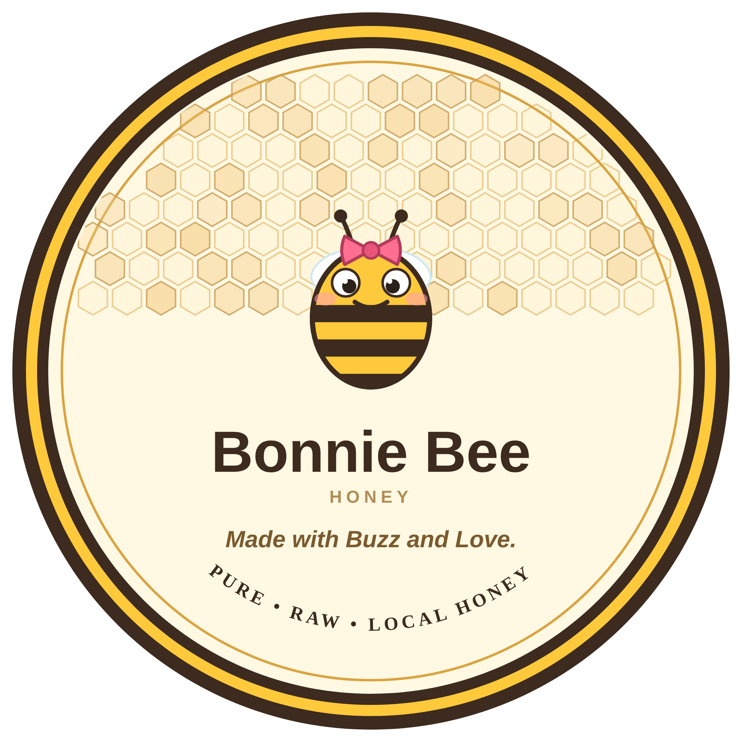 Bonnie Bee Raw Honey